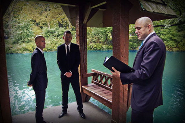 Wagner’s Cove wedding ceremony location in Central Park